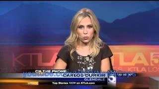 KTLA anchor Jessica Holmes asked out on a date by a live TV viewer