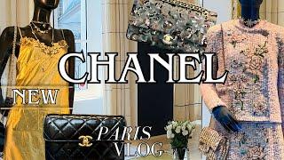 CHANEL Inside:NEW AUTUMN COLLECTION Métiers d’Art,,25A, CHANEL Boutique Tour| Paris Fashion Vlog |4K