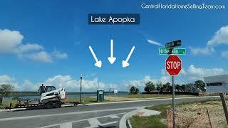 Lake Apopka Sound Winter Garden Florida Tour New Construction Homes Oversized Lots 2 Story All Block