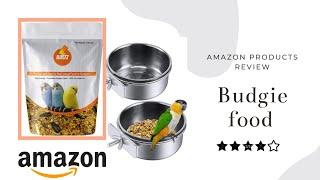 Amazon Product Review | Budgie food |stainless steel bowl |Boltz Budgie food |#Amazon #food