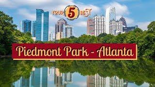 PIEDMONT PARK - Atlanta, Georgia - 4K Drone Video