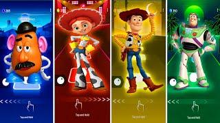 TOY STORYPOTATOJESSY🟢WOODY🟡BUZZ LIGHTYEAR TILES HOP EDM RUSH 