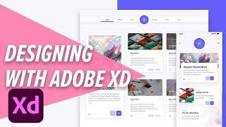 XO Pixel: Designing A Blog UI For Tablet Screens in Adobe XD | Adobe Creative Cloud