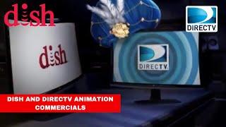 Dish Network and DIRECTV animation commercials