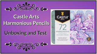 Unboxing and Test - Castle Arts Harmonious Pencils