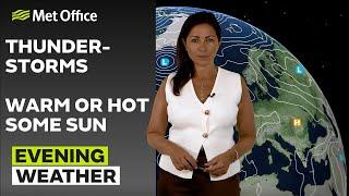 31/07/24 – Muggy night for many – Evening Weather Forecast UK – Met Office Weather