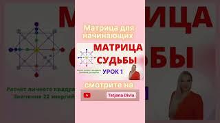 Матрица судьбы обучение бесплатно 1 урок. Расчёт личного квадрата. Характер. Значения 22 кода судьбы