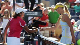 Maria Sharapova vs Sania Mirza 2005 US Open R4 Highlights