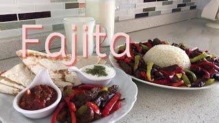 Fajita Tarifi. Delicious turkish food. Turkish cuisine