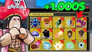 Je vous Present mon Compte BLOX FRUITS a +1.000$ !