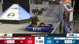 Qualification 35 - Technology Division - 2024 FIRST Ontario Provincial Championship