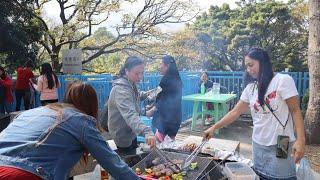 BARBECUE GRILL in Lei Yue Mun Park NEW YEAR RETREAT 2024 (NBCF)