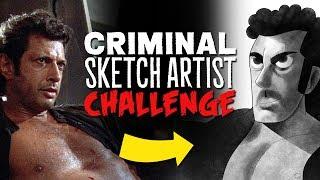 Artists Draw Celebrities (Based Only On Description)