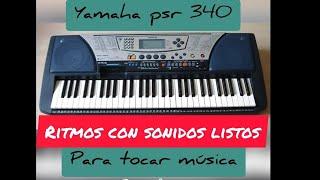 organo teclado yamaha psr 340 con registros cristianos ministerio de alabanza programados folk rock