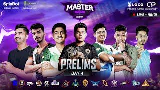 | Hindi | Op Official Master Cup Prelims Day 4 | Ft. Soul, Godl, Xspark, Xo, Sg