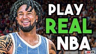 How To Play NBA 2K25 Realistically.. Play Real NBA MyCAREER Basketball