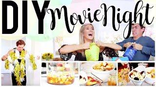 DIY MOVIE NIGHT: FOOD, DECOR & GAMES! | Meghan Rienks