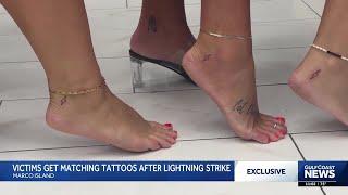 Kentucky women injured by lightning strike during Marco Island trip get matching tattoos