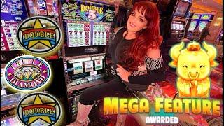 Mega Jackpot Feature Awarded + Old School 3-ReeL ACTION!!