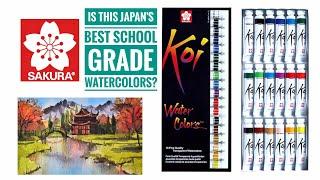 Sakura Koi Watercolors Review : Better than the Koi Pocket Field Sketch Box