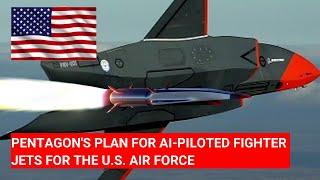 PENTAGON'S PLAN FOR AI-PILOTED FIGHTER JETS FOR THE U.S. AIR FORCE #USA #USAIRFORCE #MQ28 #GHOSTBAT