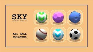 Sky Rolling Ball 3D - All Ball Unlocked (1)