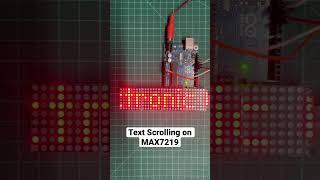 MD Parola Text Scrolling #arduino #iot #tiktok #bollywood #youtubeshorts #shorts #innovation #delhi