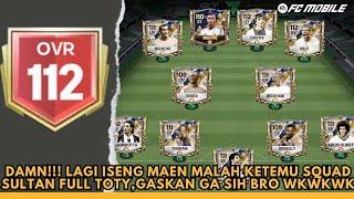 DAMN!!! KETEMU SQUAD FULL TOTY COK,KITA GASKAN AJA GA SIH BRO?? #fifamobile #fcmobile #fifa #eafc