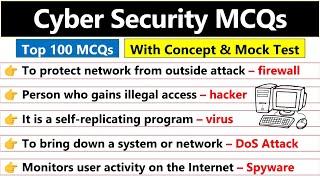 Top 100 Cyber Security MCQs || Cyber Security Interview Questions