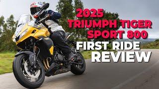 2025 Triumph Tiger Sport 800 First Ride Review