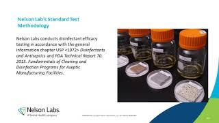 Testing Disinfectant Agents for Antimicrobial Action on Hard Surfaces