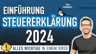 Steuererklärung 2024 Einführung  Steuererklärung selber machen 2025 | Einkommensteuererklärung 2024