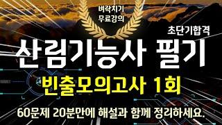 산림기능사 필기 기출문제 빈출 모의고사 1회