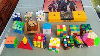 My entire collection of Rubik's cubes in *High Quality*