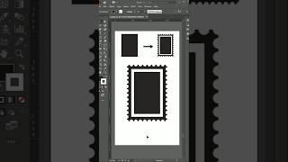 Stamp Effect Tutorial illustrator #shorts #illustrator