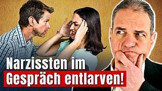 So entlarven Sie Narzissten im Gespräch (5 Alarmsignale️)