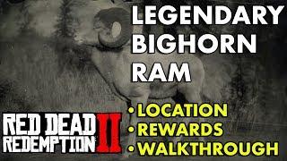 Red Dead Redemption 2 - Legendary Bighorn Ram (Location, Rewards, Walkthrough)