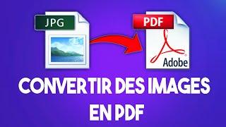 Comment Convertir des images en PDF sans logiciel (PNG, JPEG, JPG, BMP, ...)