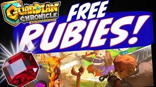 Guardian Chronicle FREE RUBIES! Grand launch gameplay. JOIN ME!