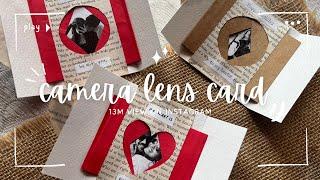 Gift under 5 minutes / camera lens card/ mylittlethings ️