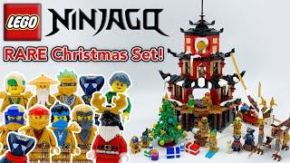 LEGO Ninjago Temple of Celebrations Review! | RARE Ninjago Christmas Set 4002021