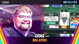 Balatro by Cixah in 51:53 - Summer Games Done Quick 2024