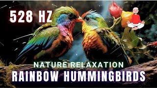 528hz | Peaceful Meditation | Nature relaxation | Rainbow ambience meditation #rainbow