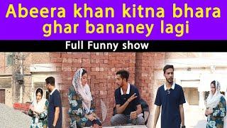 Abeera khan and Hasnain/ House under construction material Funny video