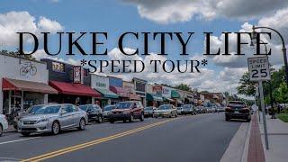 TOUR OF DURHAM *SPEED RUN* | DUKE STUDENTS CITY LIFE