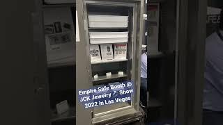 Empire Safe Booth at the JCK Jewelry Show in the Venetian Casino in Las Vegas Nevada