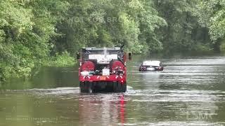 9-16-24 Winnabow, NC-Flash Flooding Closes Highways - Cars Swamped