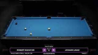 ROBERT NIEMEYER vs JOHANN LINAO - PHIL'S BAR & GRILL - TABLE 1 | EvoSports