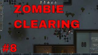 Rimworld Zombieland mod  - Baiting zombies - Ep 8  - Rimworld alpha 17 modded series