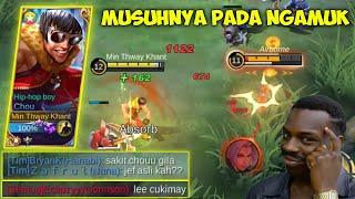 CHOUBOWO.EXE - 12 MENIT BIKIN MUSUH KESAL SAMA CHOU LEE mlbb funny moments #17